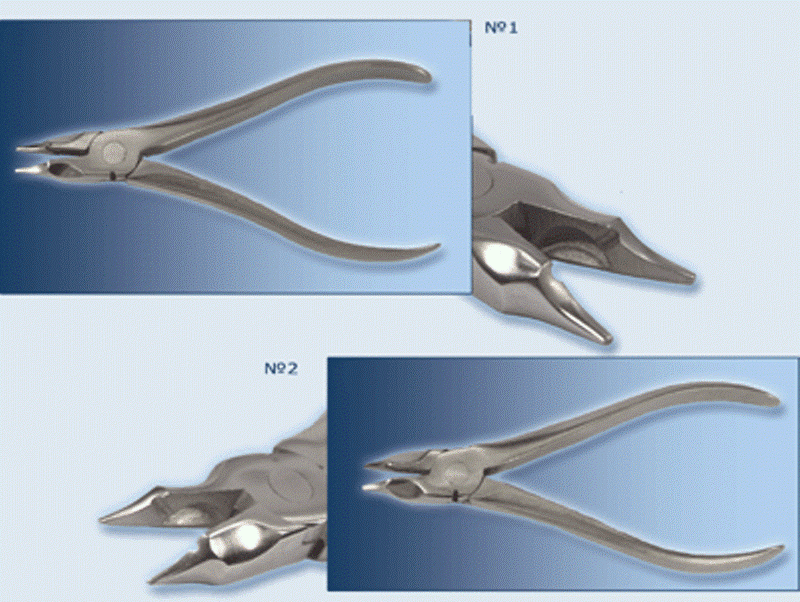 Медицинские инструменты. Щипцы крампонные. Зуботехническая лаборатория.