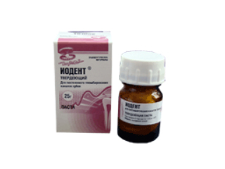 Иодент нетвердеющий (25г)