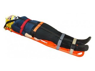 Щит спинальный иммобилизационный с фиксатором головы и ременной системой