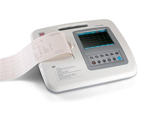 Электрокардиограф ECG-1106L 6-канальный (с цветным, сенсорным ЖК экраном, дисплей 5,6 дюйма)