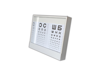 Офтальмологические таблицы и осветители